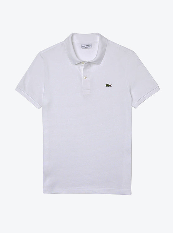 polera pique hombre blanca